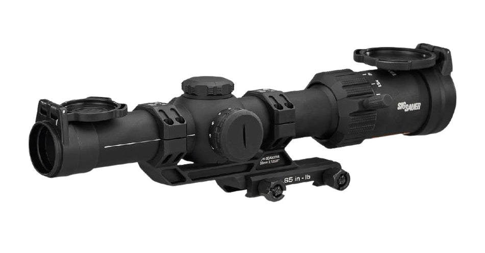 Sig Sauer SOTM61003 Tango-MSR Black 1-6x24mm Illuminated Hellfire Reticle Riflescope