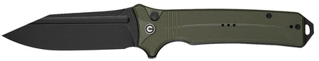 Civivi C23080-3 Neurohaptic EDC 3.74" Folding Clip Point Black Stonewashed Nitro-V Blade OD Green Textured G10 Handle