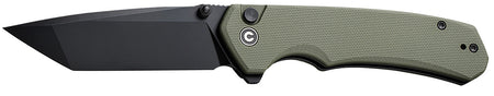 Civivi Brazen C19059C-2 3.46" Folding Knife, Black D2 Steel Blade, OD Green Textured G10 Handle