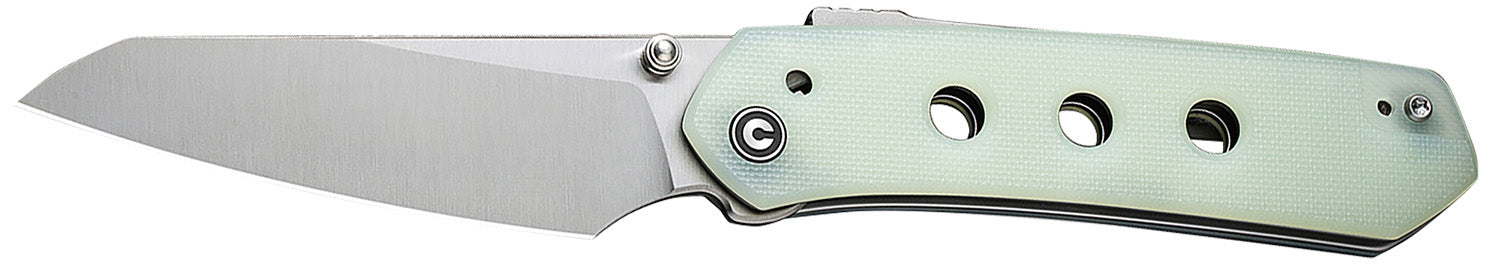 Civivi Vision FG C22036-2 3.54" Folding Tanto Satin Nitro-V Blade, Natural G10 Handle
