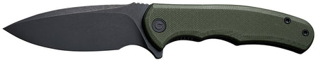 Civivi Praxis Mini C18026C-1 2.98" Folding Drop Point Stonewashed D2 Blade, OD Green Textured G10 Handle