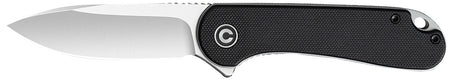 Civivi Elementum C907A 2.96" Folding Satin D2 Steel Blade, Black Textured G10 Handle