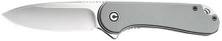 Civivi Elementum C907B 2.96" Folding Tanto Stonewashed D2 Steel Blade, Gray Textured Micarta Handle