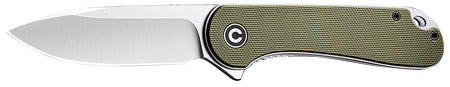 Civivi Elementum C907E 2.96" Folding Satin D2 Steel Blade, Green Textured G10 Handle