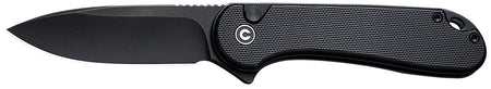 Civivi Elementum II EDC C18062P-1 2.96" Folding Drop Point Stonewashed Nitro-V Blade, Black G10 Handle