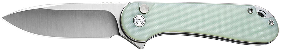 Civivi Elementum II EDC C18062P-2 2.96" Folding Drop Point Satin Nitro-V Blade, Natural G10 Handle