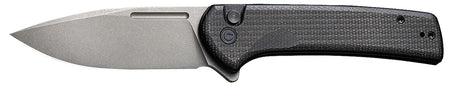 Civivi Conspirator C21006-1 Folding Knife 3.48" Gray Stonewashed Nitro-V Steel Blade Black Textured Micarta Handle