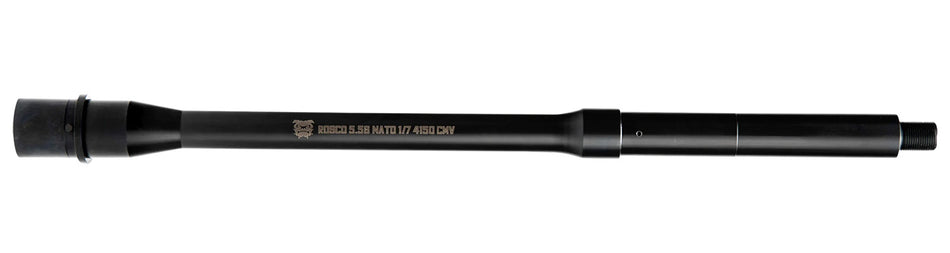 Rosco Manufacturing Bloodline 5.56 NATO 14.50" Mid-Length Nitride 4150 CMV Government Barrel