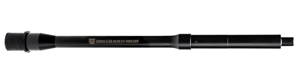 Rosco Manufacturing Bloodline 5.56 NATO 16" Mid-Length Nitride 4150 CMV Government AR Barrel