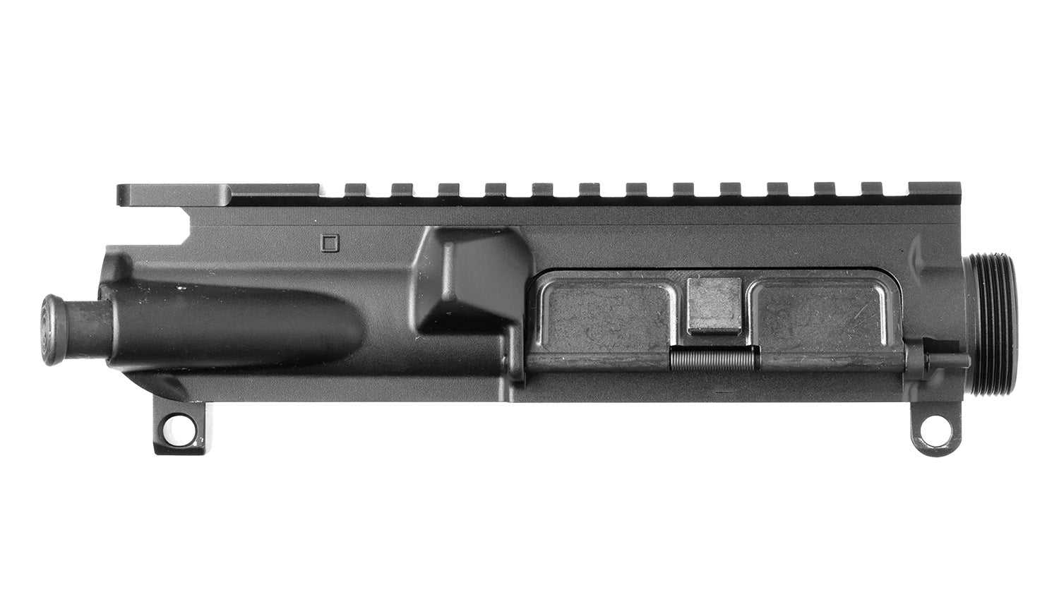 Rosco Manufacturing ROS-UPPER-BLK-004 Forged AR-15 Upper Receiver 7075-T6 Aluminum with Forward Assist and Port Door
