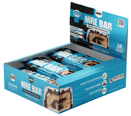 Redcon1 MRE Protein Bar Cookies N Cream 12 Pack