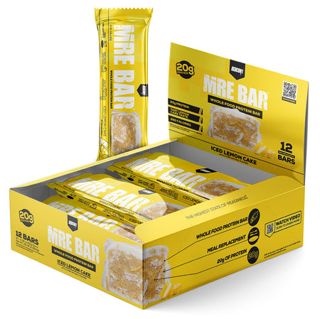 Redcon1 MRE Protein Bar Iced Lemon Cake 12 Pack