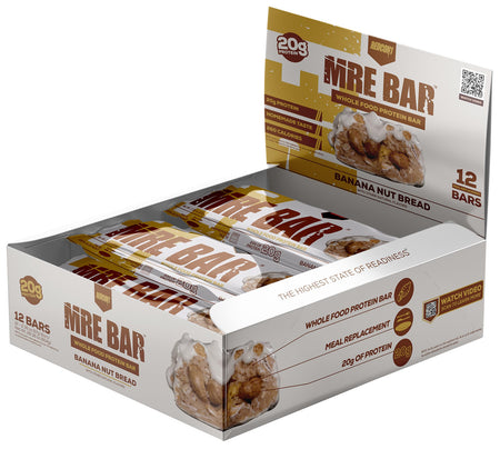 Redcon1 MRE Protein Bar Banana Nut Bread 12 Pack