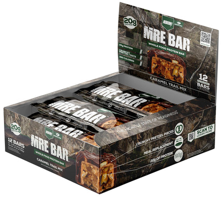Redcon1 MRE Protein Bar Caramel Trail Mix 12 Pack