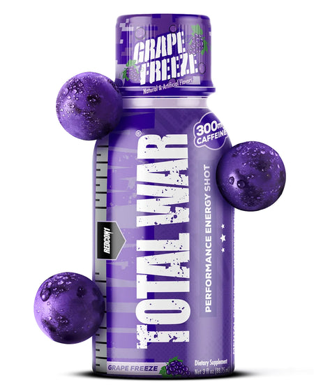 Redcon1 Total War Energy Shots Grape Freeze 12 Pack 3oz