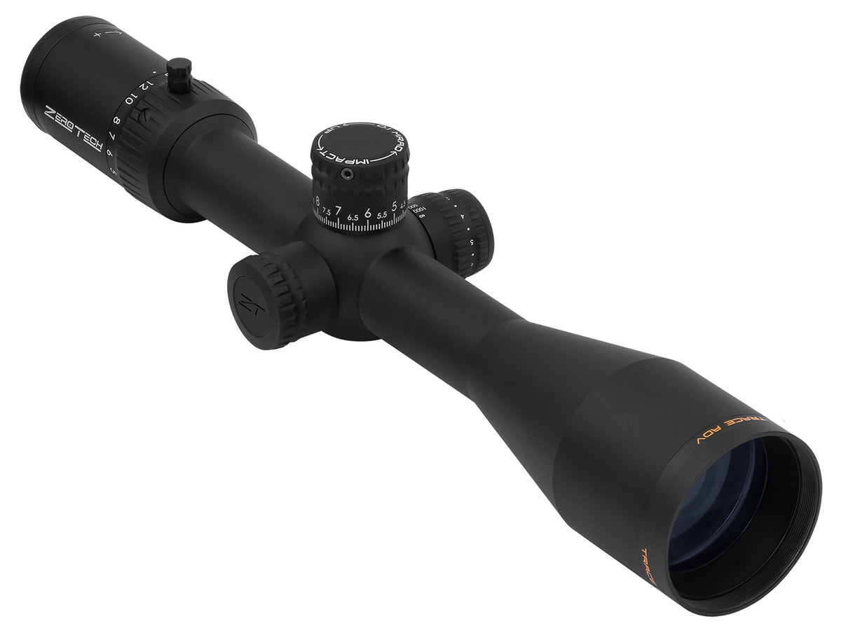 Zero Tech Optics TR4245F-IR Trace Advanced 4-24x50mm Riflescope 30mm Tube Illuminated RMG FFP Black