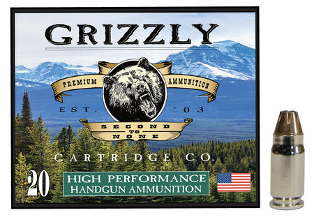 Grizzly Cartridge  .357 Sig 90 gr JHP ammo