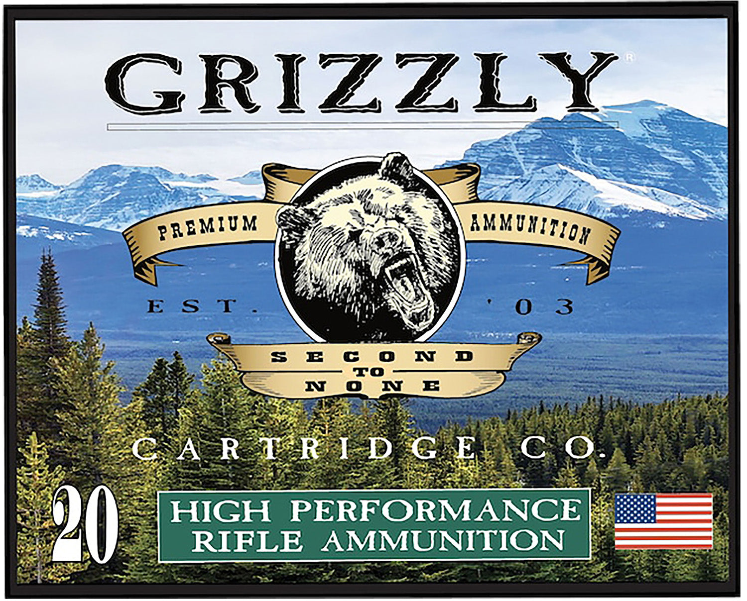 Grizzly Cartridge  .357 Magnum 150 gr FMJ ammo