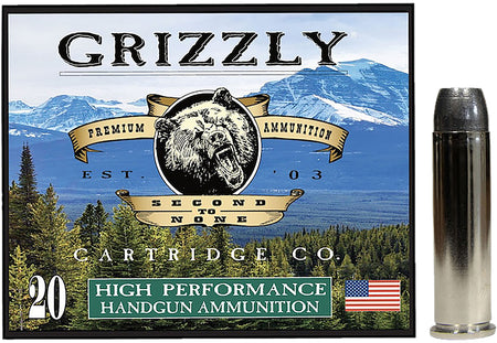 Grizzly Cartridge  .357 Magnum 180 gr Solid ammo