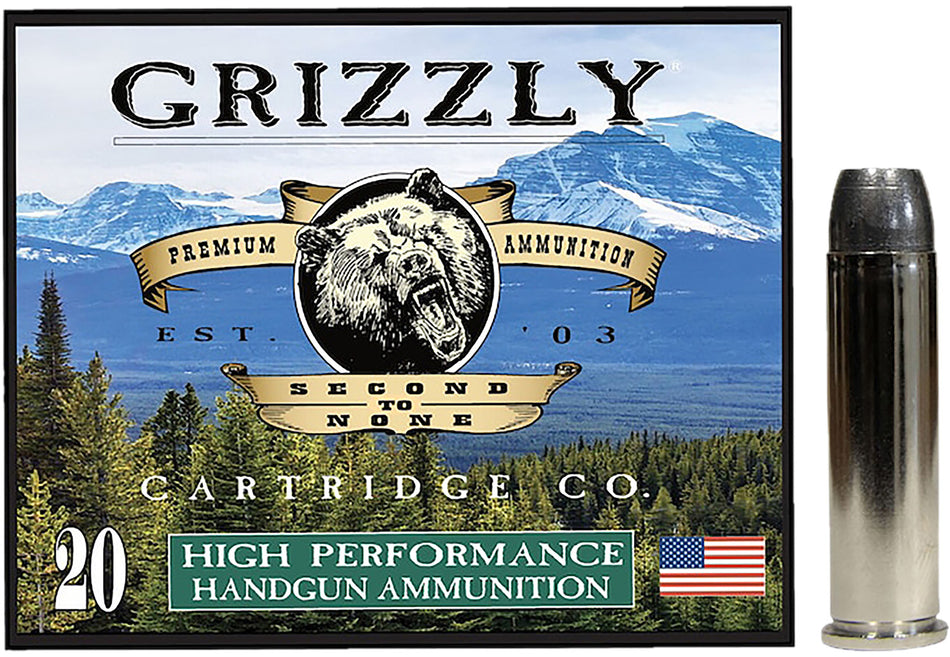 Grizzly Cartridge  .357 Magnum 180 gr Solid ammo
