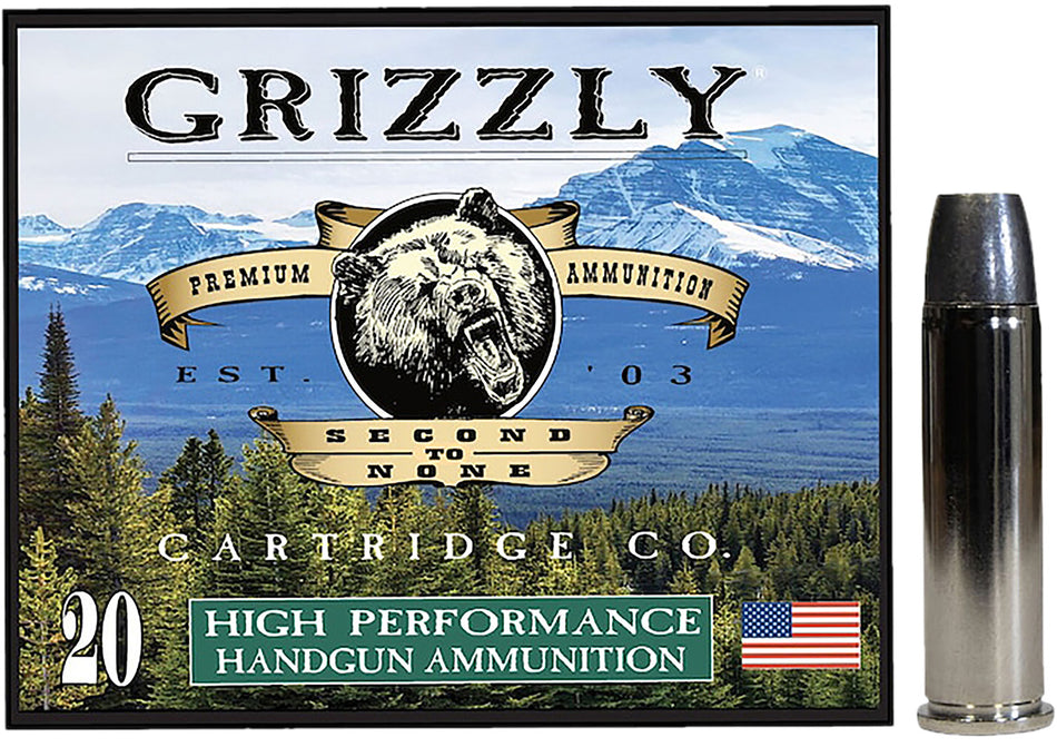 Grizzly Cartridge  .357 Magnum 200 gr Solid ammo