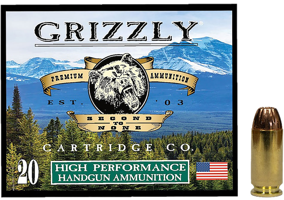Grizzly Cartridge Hollow Point .40 S&W 200 gr JHP ammo