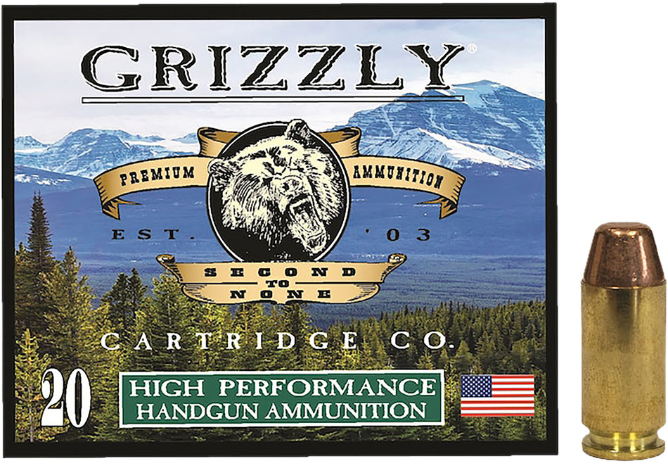Grizzly Cartridge  .40 S&W 200 gr FMJ ammo