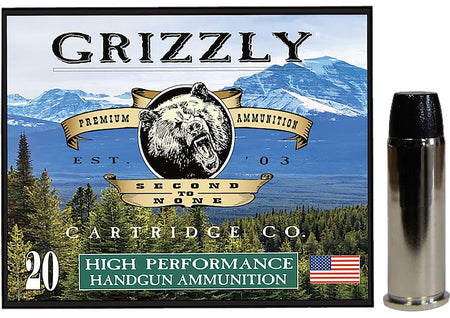 Grizzly Cartridge  .44 Magnum 260 gr Solid ammo