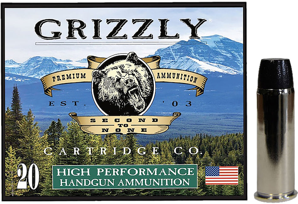 Grizzly Cartridge  .44 Magnum 300 gr Solid ammo