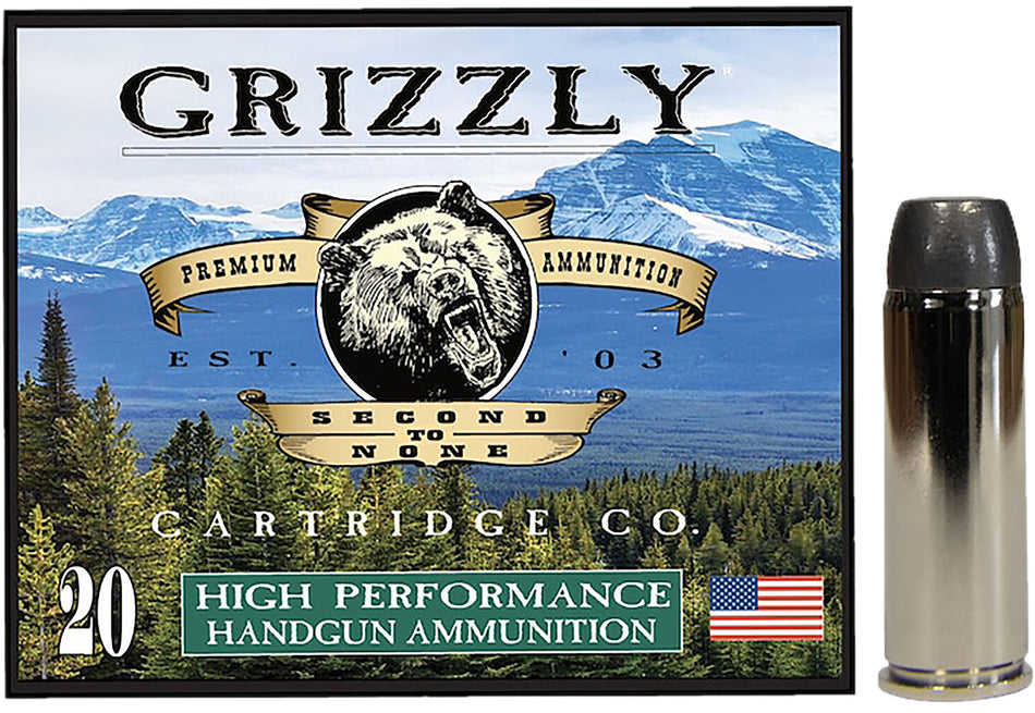 Grizzly Cartridge  .45 Long Colt 265 gr FMJ ammo