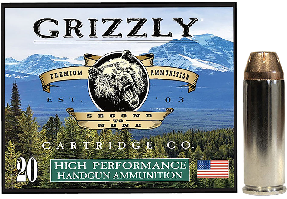 Grizzly Cartridge  .45 Long Colt 225 gr JHP ammo
