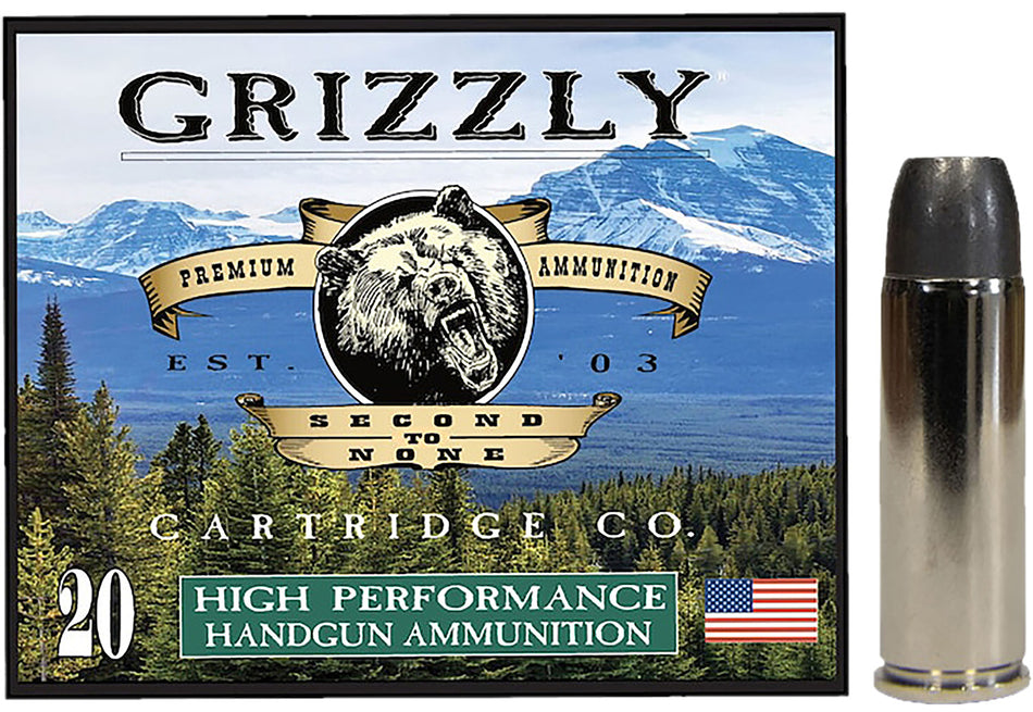 Grizzly Cartridge  .45 Long Colt 335 gr Solid ammo