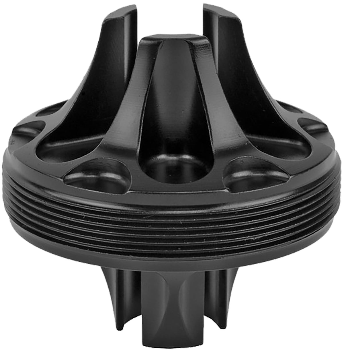 Advanced Armament Company 65048 Ranger Flash Hiding Front Cap Black Nitride Steel for Ranger 5 and Ranger 7