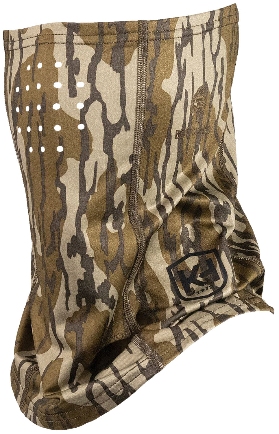 Moultrie KHT0213 Run N Gun Mossy Oak Bottomland 1/2 Face Mask OSFM Hunting