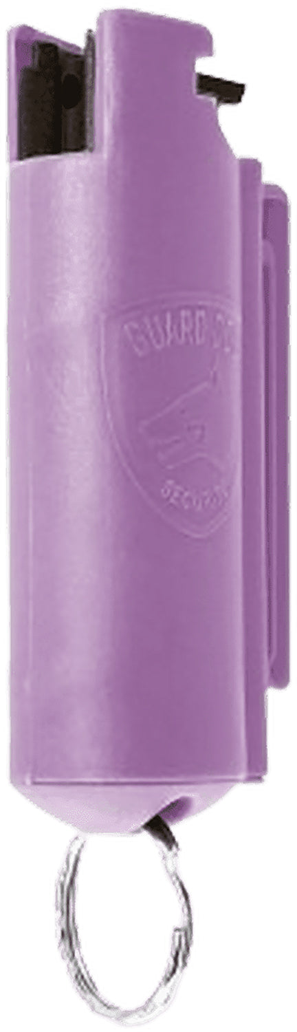 Skyline USA PSGDQALC Quick Action Red Pepper Spray Lilac 16 ft Range Belt Clip and Keychain