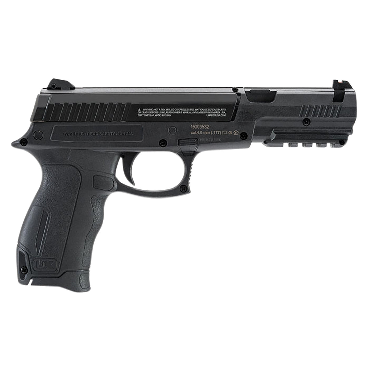 Umarex DX17 Spring-Piston Air Pistol .177 BB 15+1 with Picatinny Rail