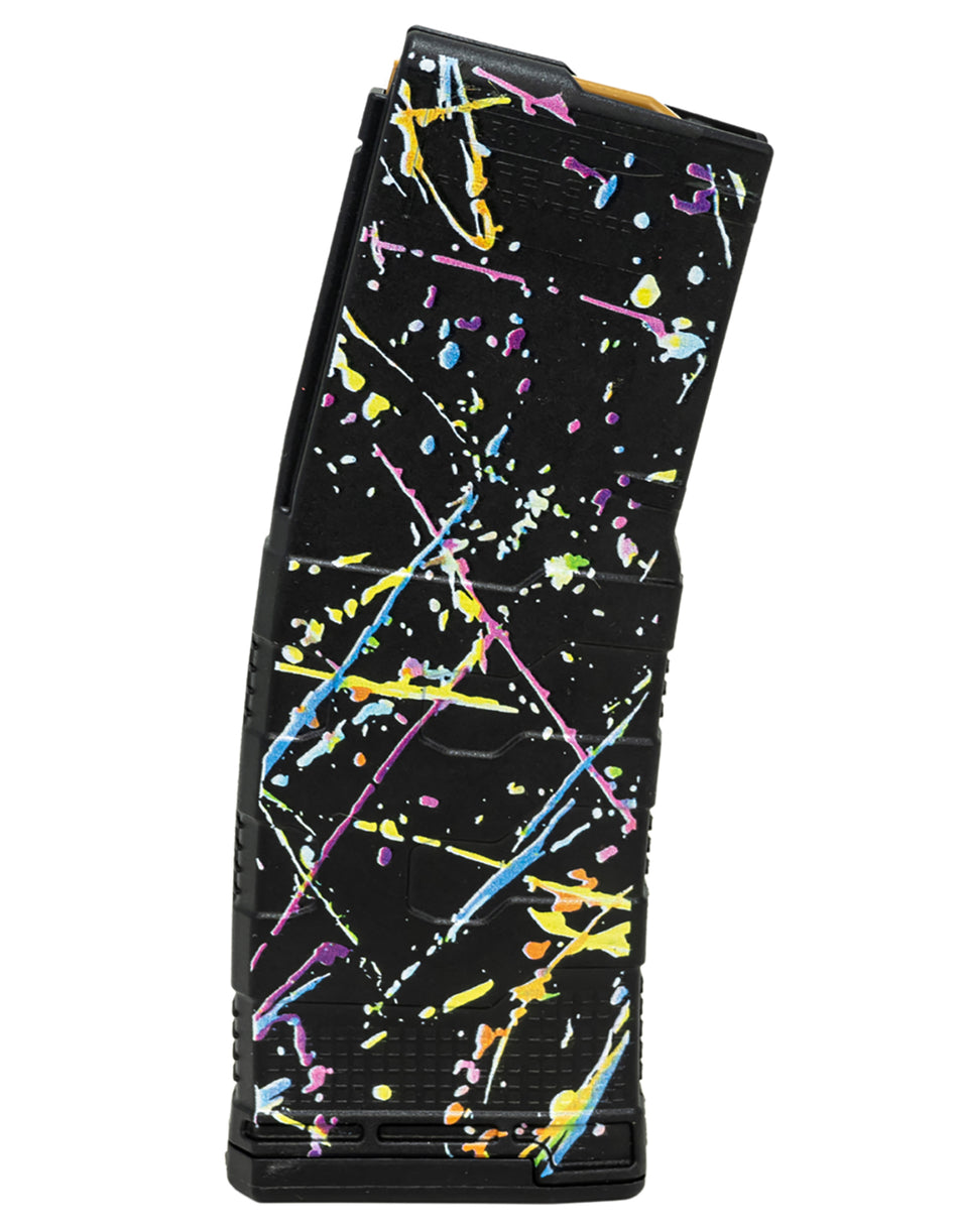 Amend2 MOD-3 30rd 5.56 NATO AR-15 Neon Splatter Polymer Magazine