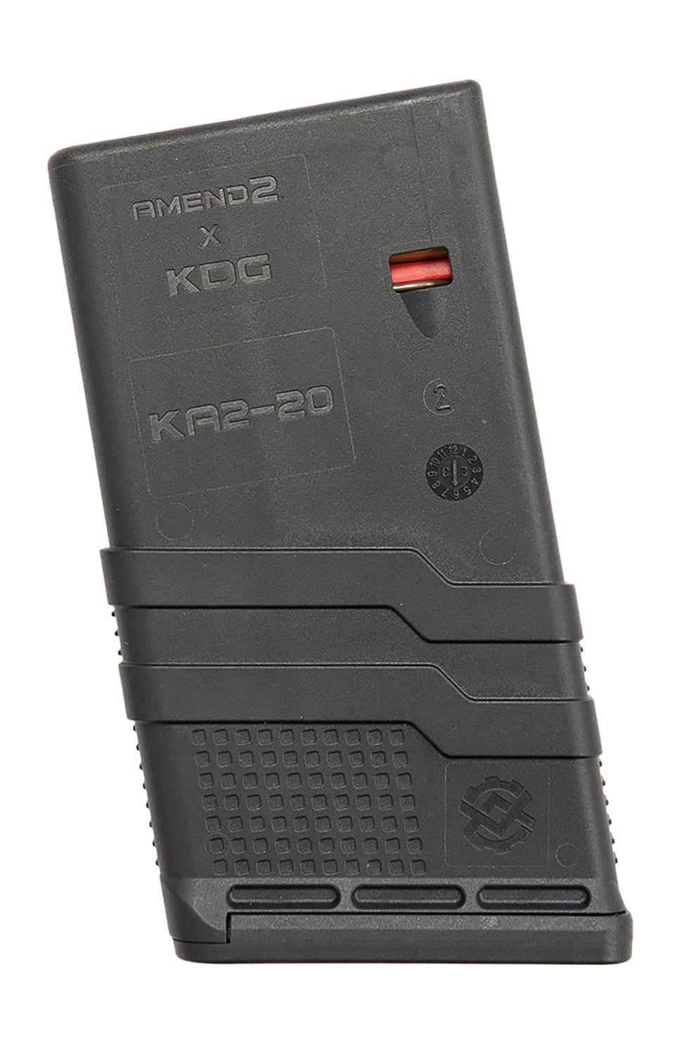 Amend2 SCARMOD3BLK20 20rd 7.62x51 AR-15 Compatible Black Polymer Magazine
