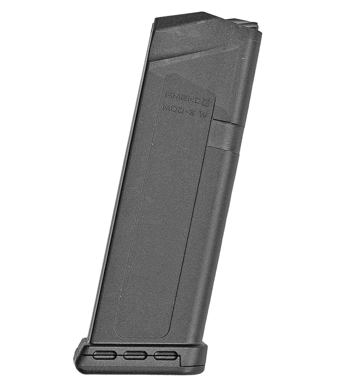Amend2 MOD-3 15rd 9mm Handgun Magazine for Glock 19 Black