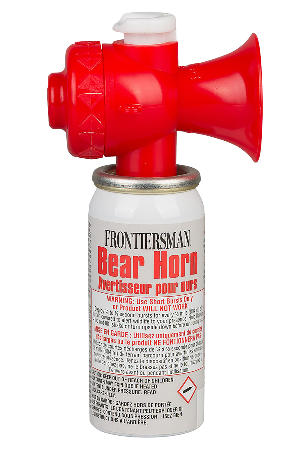 Sabre Frontiersman Bear Horn 115dB with Locking On/Off Top