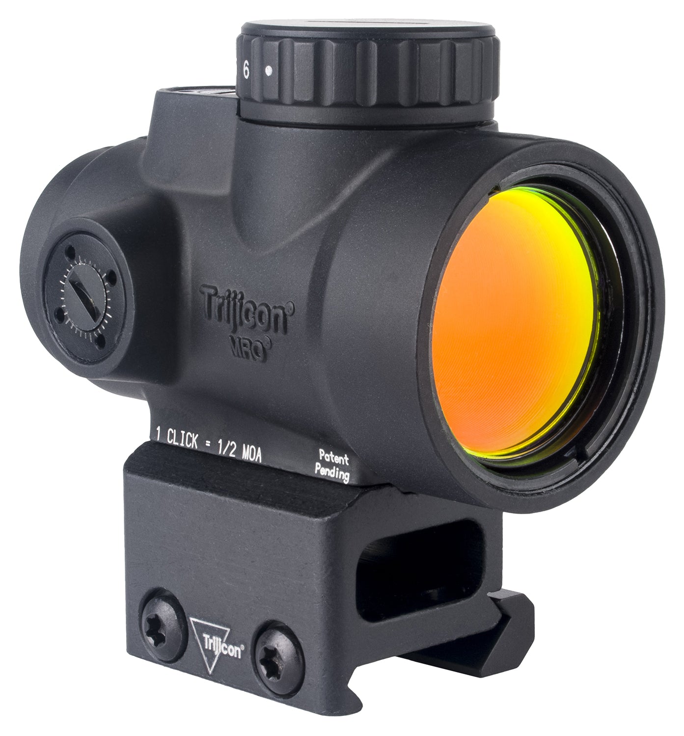 Trijicon 2200302 MRO SD Black 1x25mm 2 MOA Red Dot Sight Full Cowitness Mount