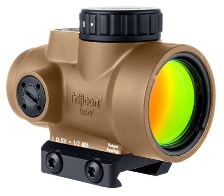 Trijicon MRO SD Coyote Tan 1x25mm 2 MOA Red Dot Reflex Sight with Low Mount