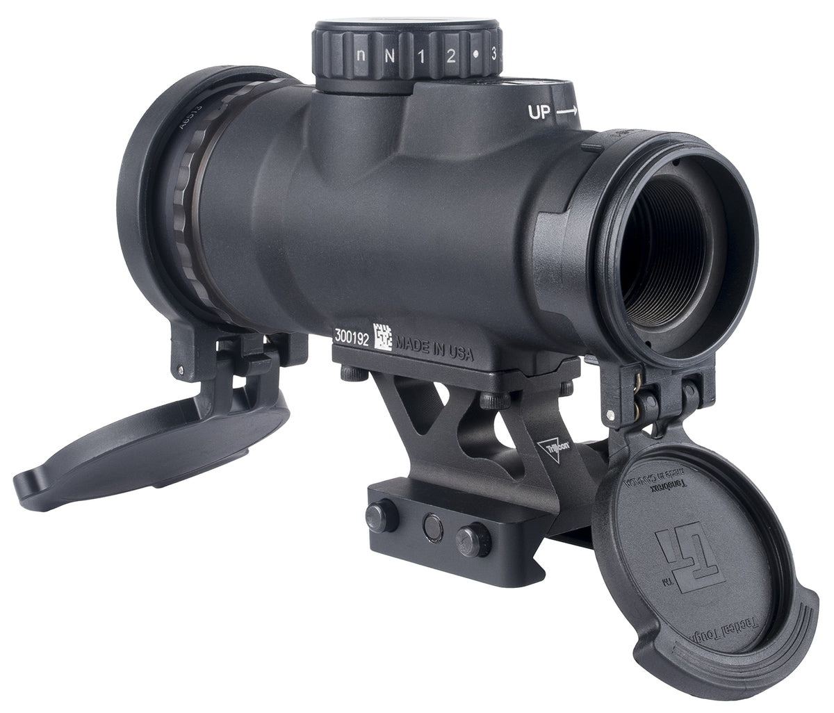 Trijicon MRO SD Patrol Black 1x25mm 2 MOA Red Dot Sight 1/3 Co-Witness Quick Release Mount