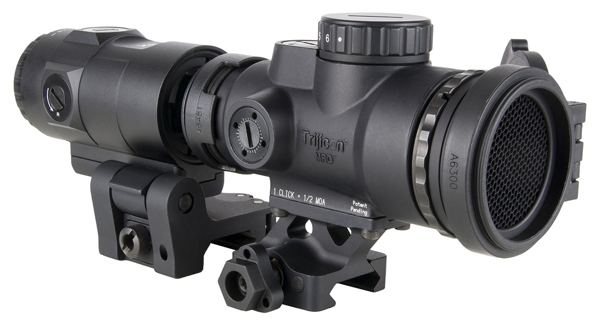 Trijicon MRO SD Black 1x25mm 2 MOA Red Dot Sight with Full Co-Witness Mount