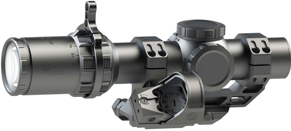 Sig Sauer SOTMC61000-R1 Tango-MSR Compact 1-6x24mm 30mm Tube BDC6 Reticle with Romeo1 3MOA Red Dot