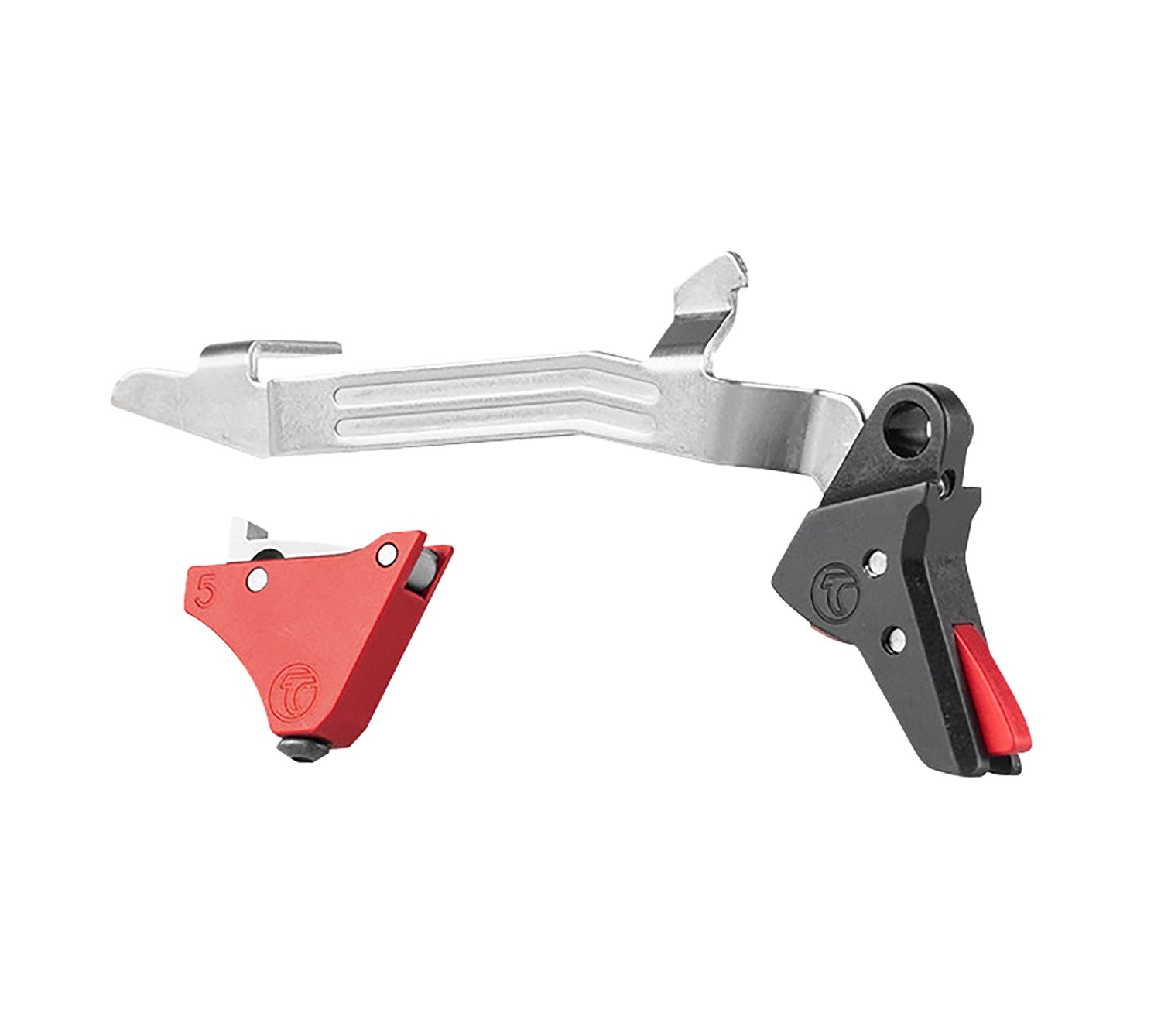 Timney Triggers Alpha Competition Red Replacement Trigger for Glock Gen 5 Large Frame