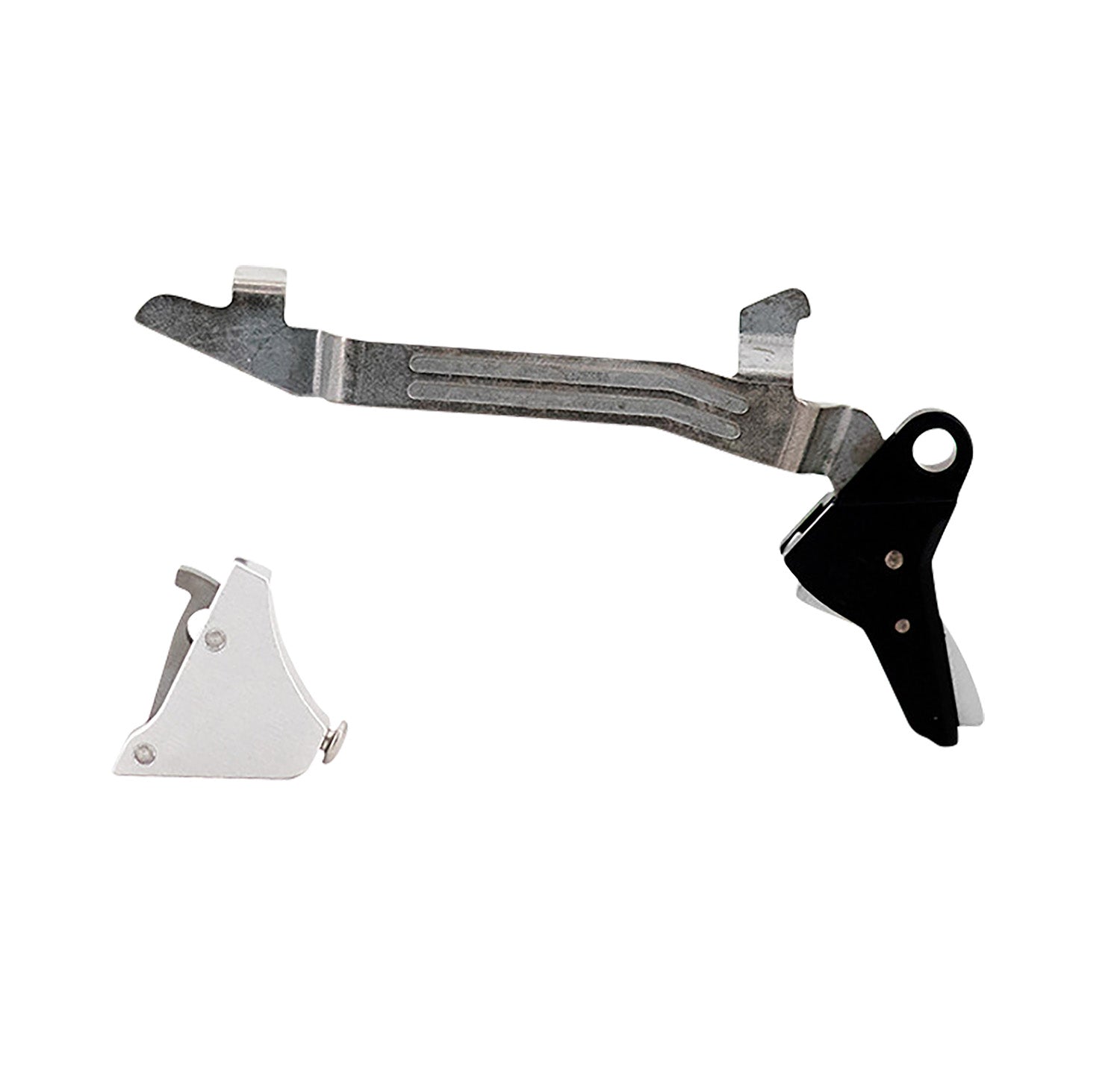 Timney Triggers Alpha Competition 10mm/45 ACP Silver Replacement Trigger for Glock Gen 5 Large Frame