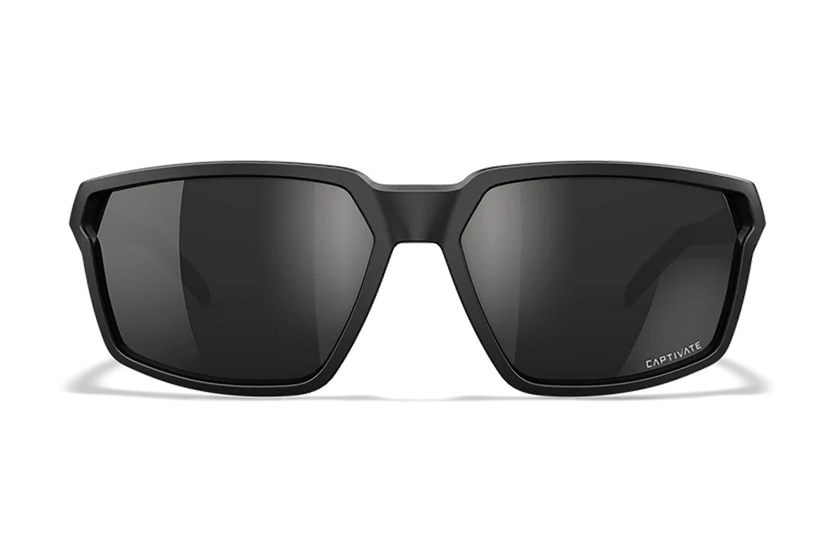 Wiley X AC6SRA05 Sierra M/L Protective Eyewear – Black Mirror Lens, Matte Black Frame