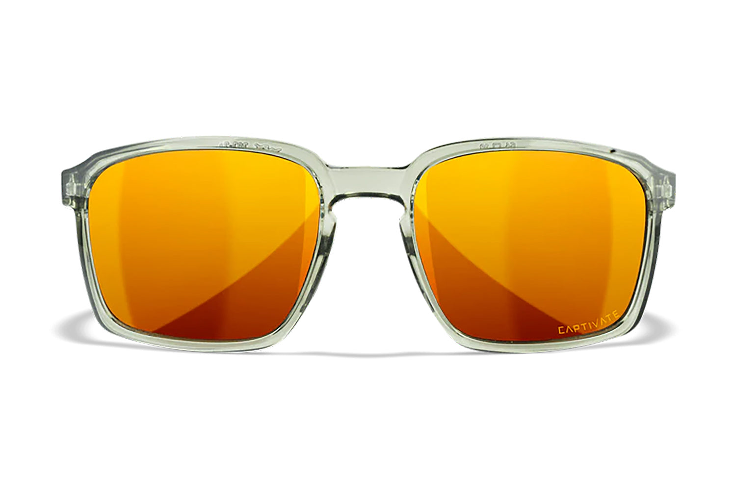 Wiley X AC6ALF04 Alfa M/L Protective Eyewear – Bronze Mirror Lens, Crystal Light Olive Frame