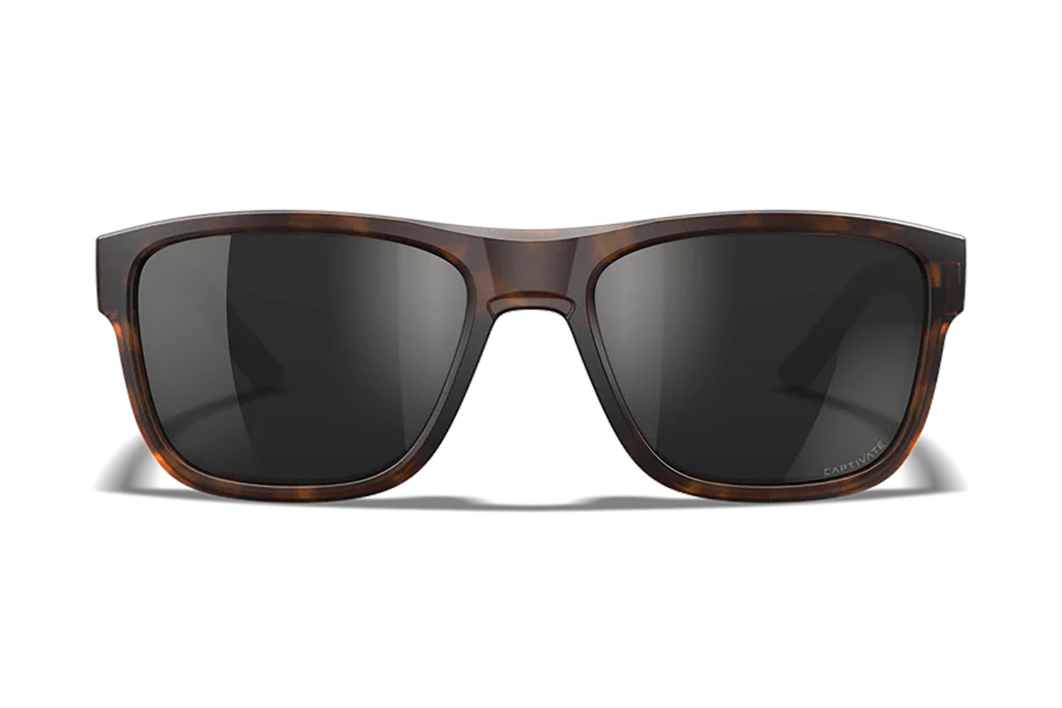 Wiley X AC6OVN15 Ovation Protective Eyewear – Black Mirror Lens, Matte Tortoise Frame